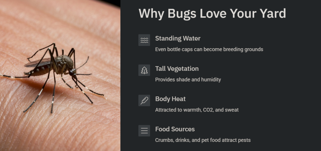 Why Do Mosquitoes and Insects Target Your Yard?