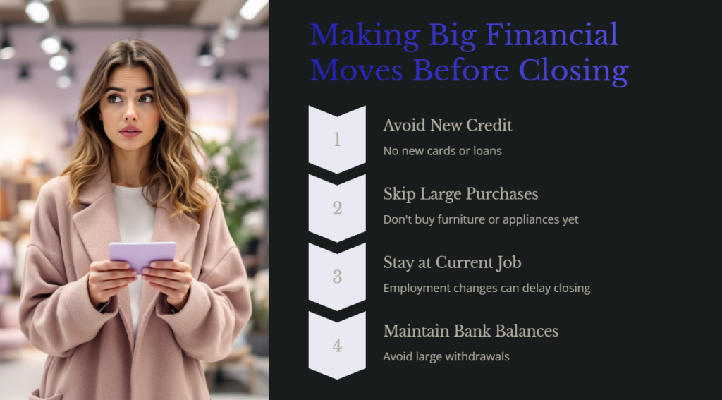  Making a Big Financial Move Before Closing