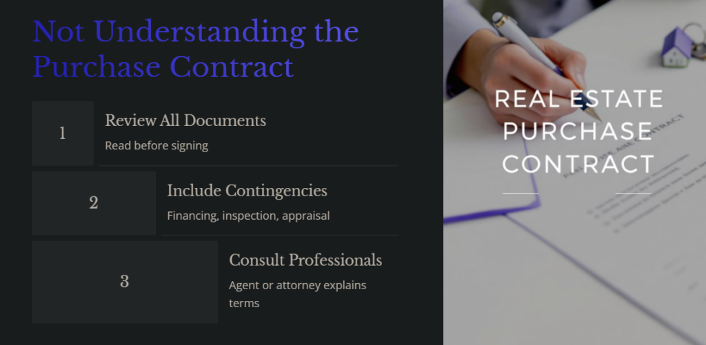 Not Understanding the Purchase Contract