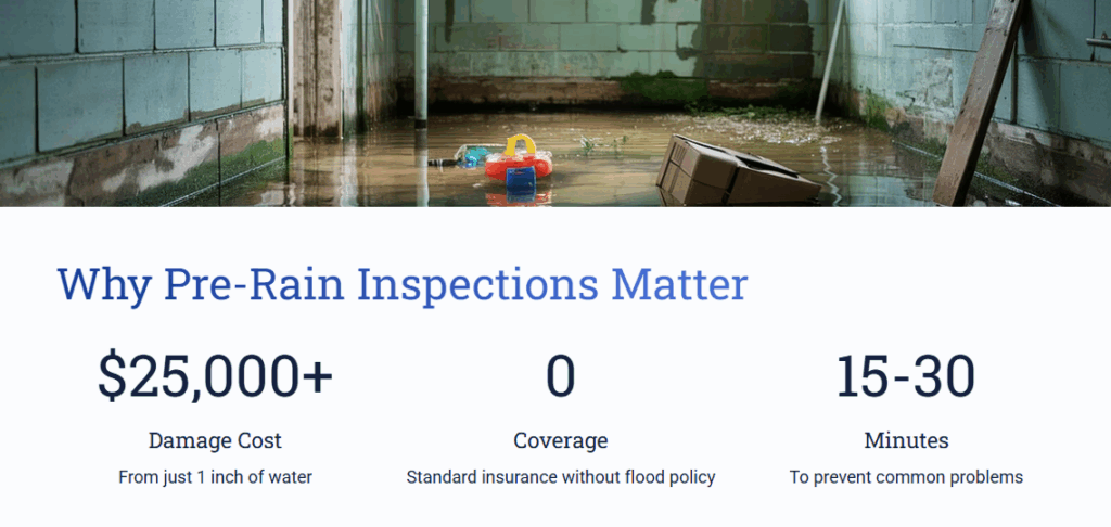 15 Critical Things to Check Before a Rainstorm – Homeowner’s Checklist (with Free PDF) - 2 15 Critical Things to Check Around Your House Before a Rainstorm – Homeowner’s Checklist (with Free PDF) - why-pre-rain-inspections-matter-why-pre-rain-inspections-matter
